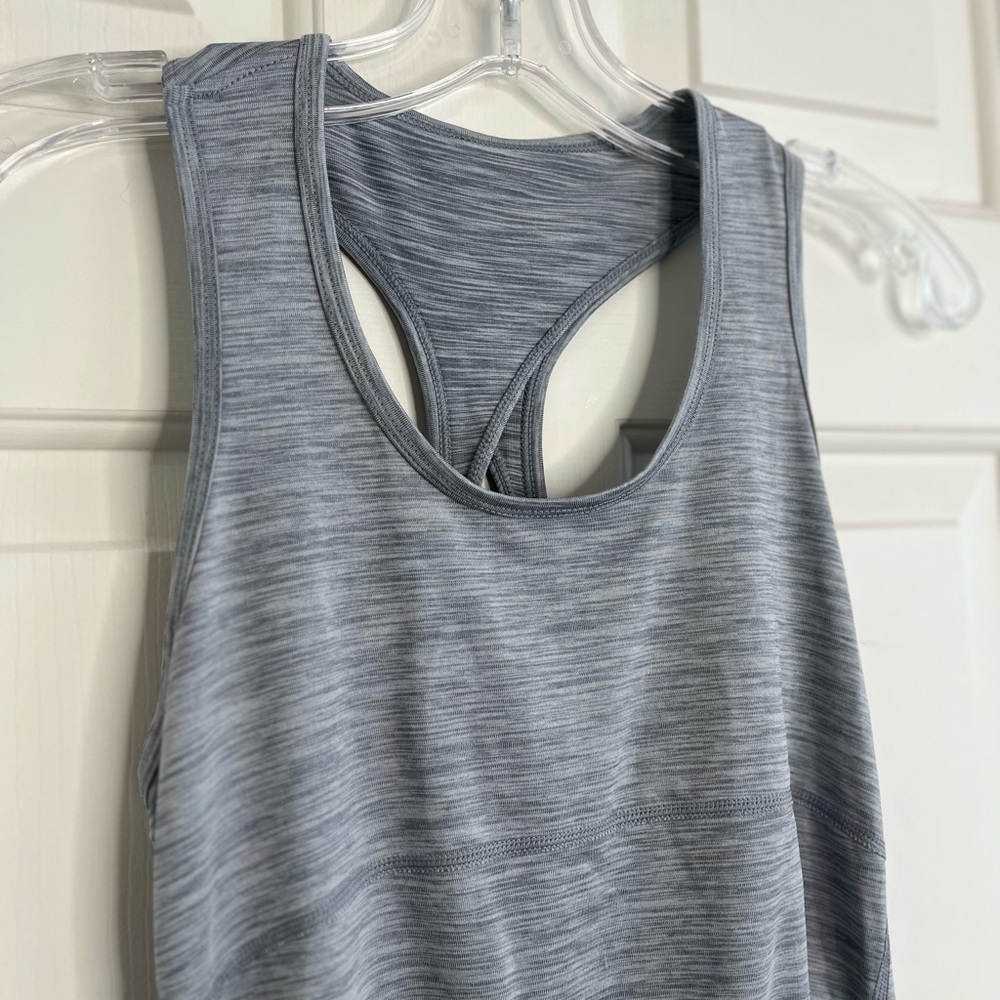 NWT Athletic Works Gray Racerback Maternity Tank Top S Heather Grey - Picture 6 of 12